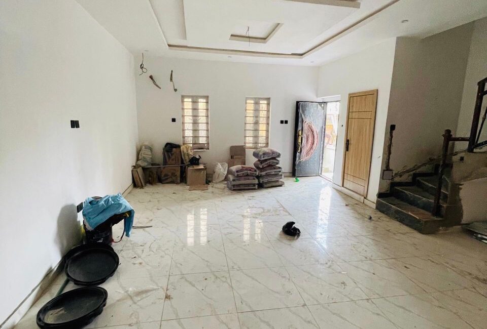 Newly constructed gated 4 Bedroom Terrace Duplex plus BQ situated in a gated community in Ifako Gbagada.